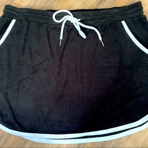 Terry cloth sport skirt